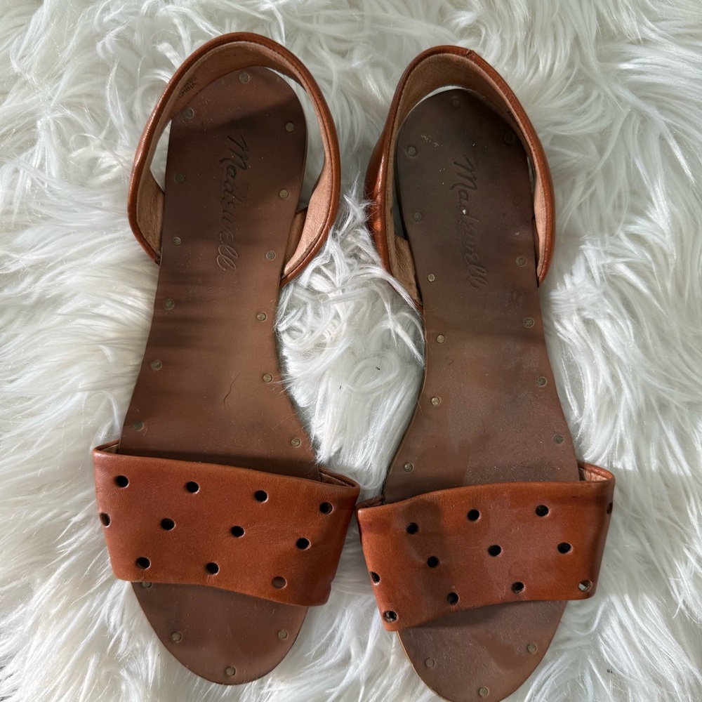 Madewell Abbi Slingback Sandal in Holepunch - Picture 3 of 4